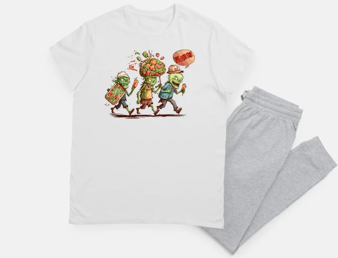 Pyjama légumes zombies de mars