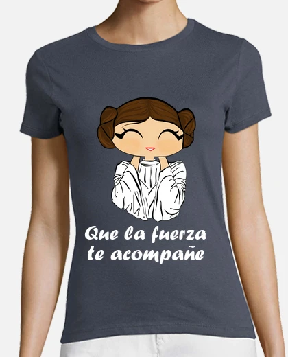 Maglietta Donna Star Wars – Grigio Mélange, Cotone E Poliestere, Taglio Largo Con Scollo Rotondo