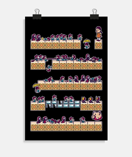 Poster lemmings game