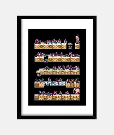 Framed lemmings game