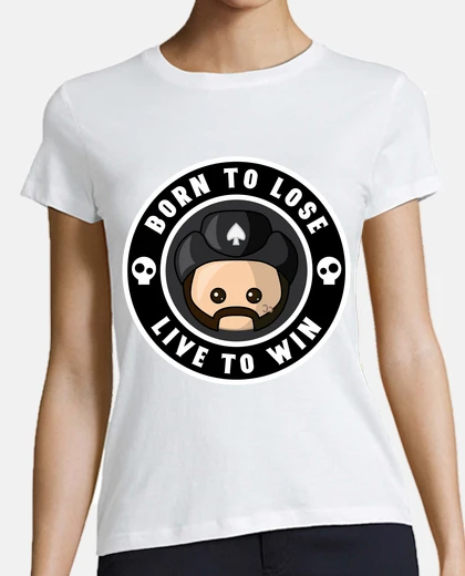 Camiseta Lemmy Born to lose Beisbol Mujer