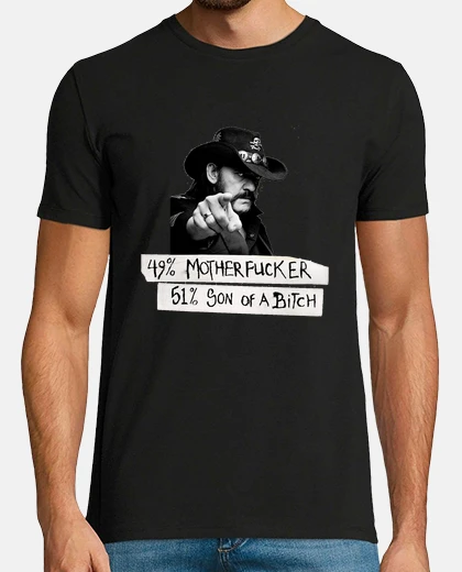 Tee-shirt lemmy enculé son d'une bitch
