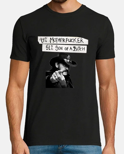 T-shirt lemmy motherfucker sono of una bitch