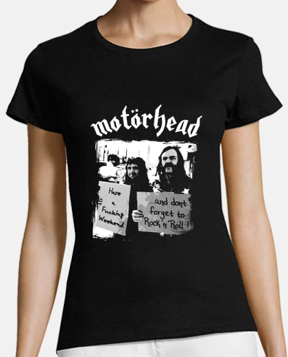Camiseta Lemmy-no te olvides de rock n 39roll-mo