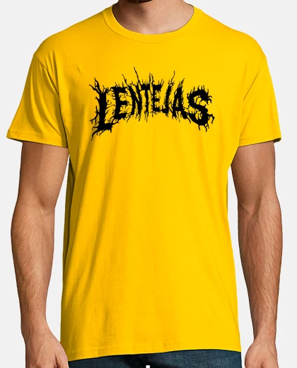 Camiseta lentejas negro