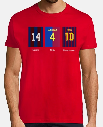 Camiseta Leo Messi, Pep Guardiola, Johan Cruyff - F.C. Barcelona