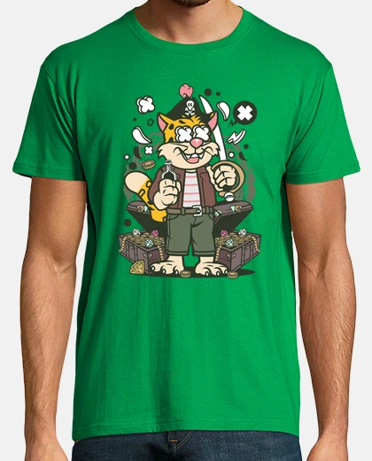 T-shirt leo pard pi rat e
