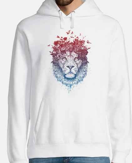 Sudadera león floral iii