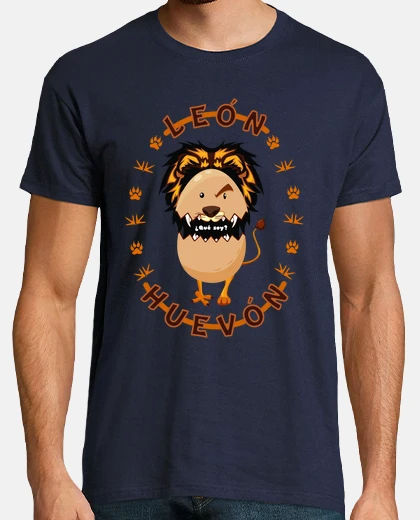 Camiseta León Huevón negro