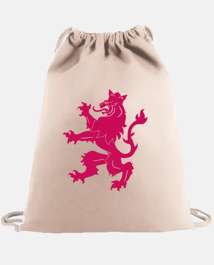 León rampante. Escudo de León