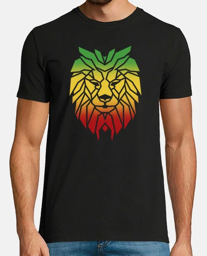 Camiseta Leon reggae jamaica lion