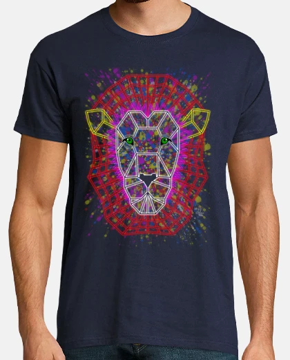 T-shirt leone al neon