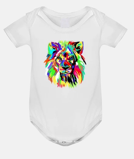 Abbigliamento leone colorato