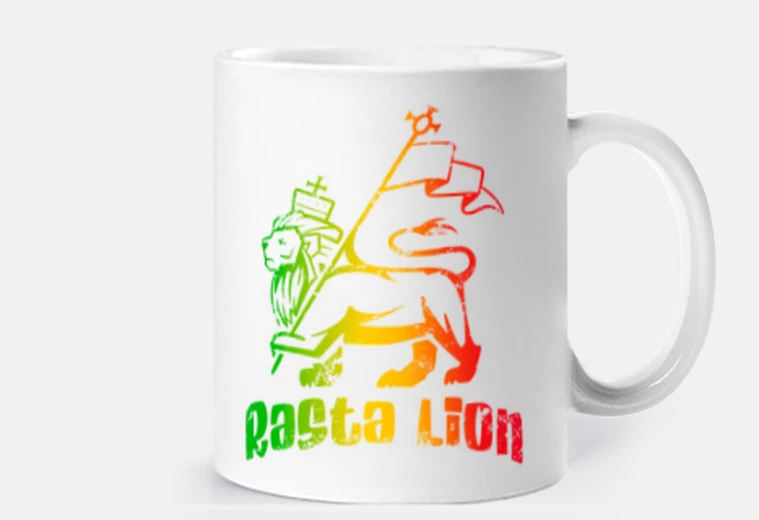 Tazza leone rasta