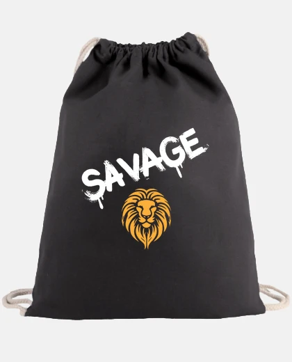 Borsa leone selvaggio