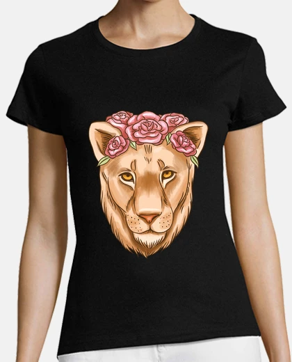 T-shirt leonessa dell39acquerello
