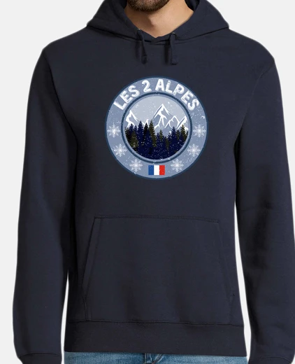 Hoodie les 2 alpes ski resort