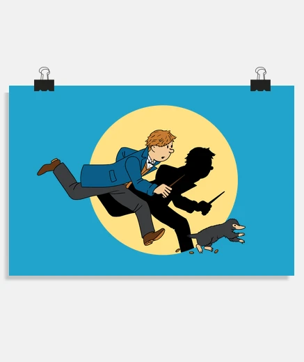 Poster les aventures de l'affiche de triton scamander