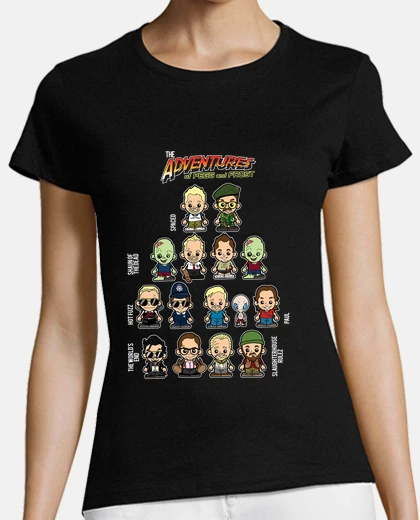 Tee-shirt les aventures du pegg et du gel