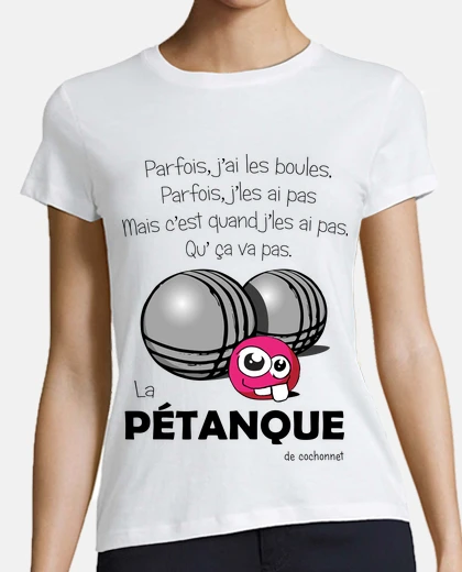 Tee-shirt les boules de pétanque