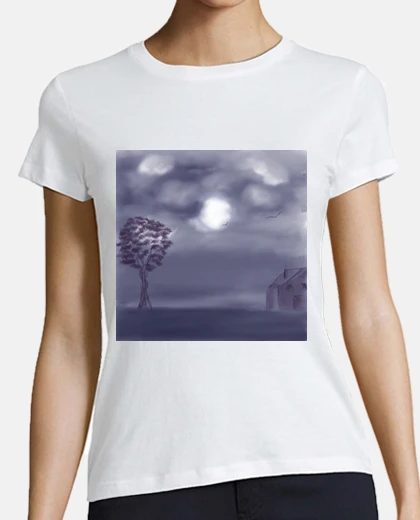 Tee-shirt les braises d39un crépuscule violet