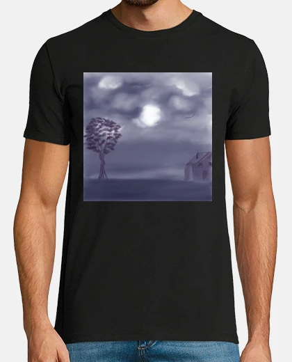 Tee-shirt les braises d39un crépuscule violet