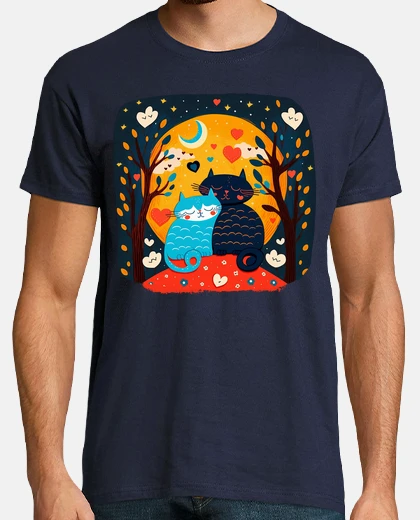 Tee-shirt les chats aiment les ours pour la saint
