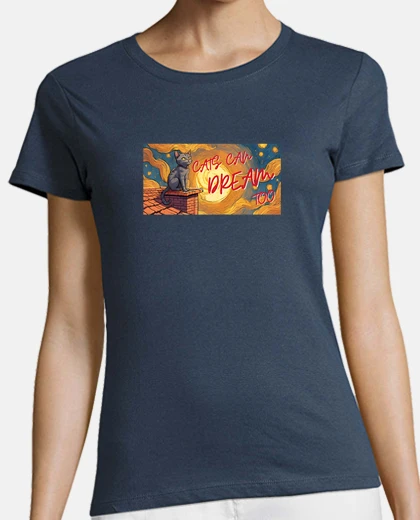 Tee-shirt les chats aussi peuvent rêver
