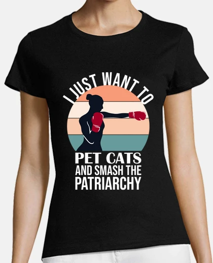 Tee-shirt les chats de compagnie brisent le patri