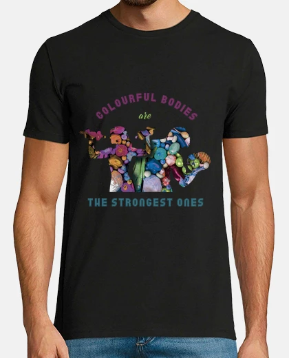 Tee-shirt les corps colorés son les plus forts