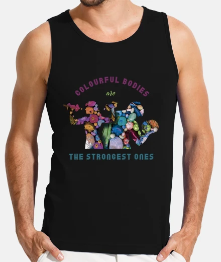 Tee-shirt les corps colorés son les plus forts