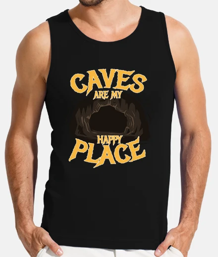 Tee-shirt les grottes sont mon endroit heureux sp