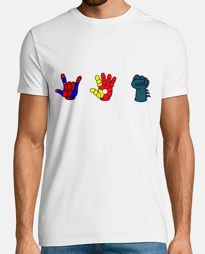 Tee-shirt les mains de héros