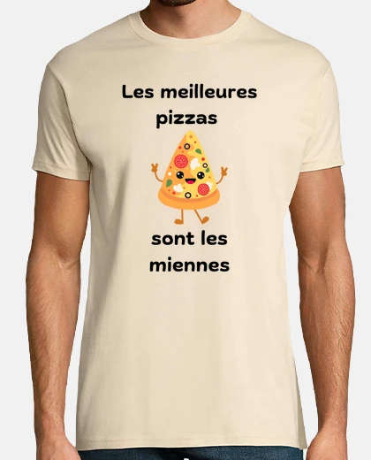 Tee-shirt Les meilleures pizzas sont les miennes