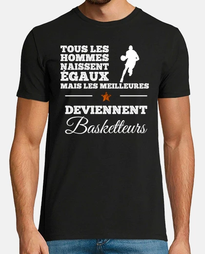 Tee-shirt les meilleurs deviennent basketteurs