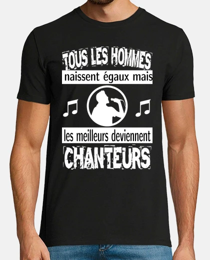 Tee-shirt les meilleurs deviennent chanteurs