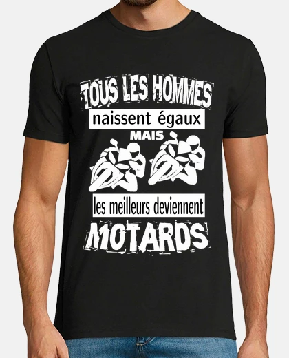 Tee-shirt les meilleurs deviennent motards