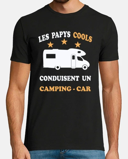 Tee-shirt les papys cools conduisent un camping c