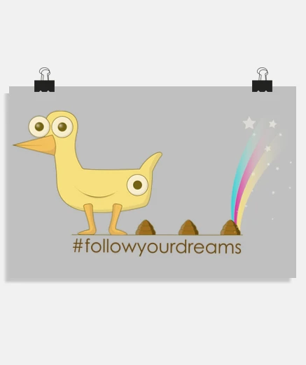 Poster les rêves de ducky
