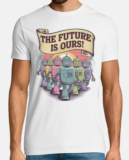 Tee-shirt Les robots en marche l39avenir nous app
