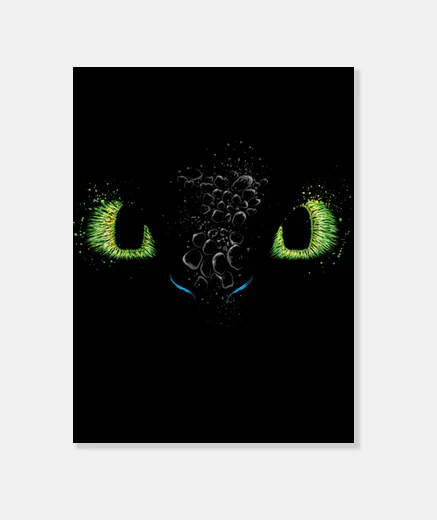 Tableau les yeux du dragon