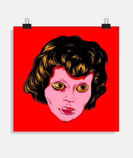 Poster les yeux sans vis age