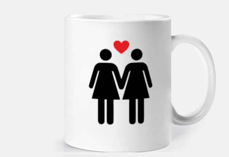 Cup lesbian lgbt
