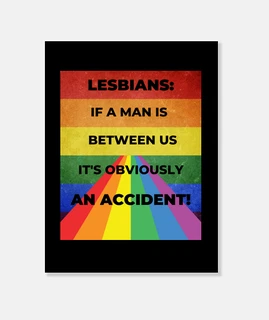lesbianas si un hombre está entre nosot