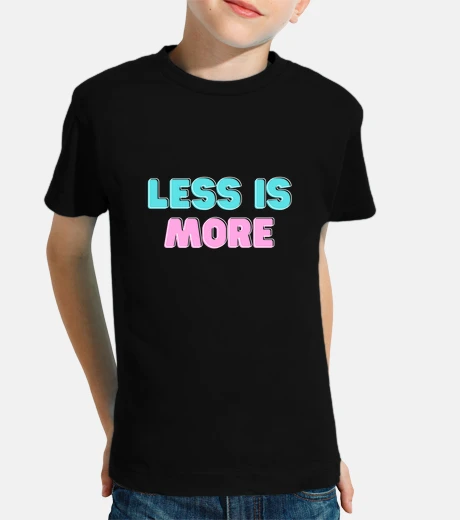 Ropa less is more expression