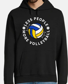 Less People More Volleyball Funny
