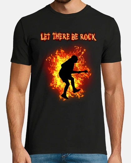 Playera Let there be rock