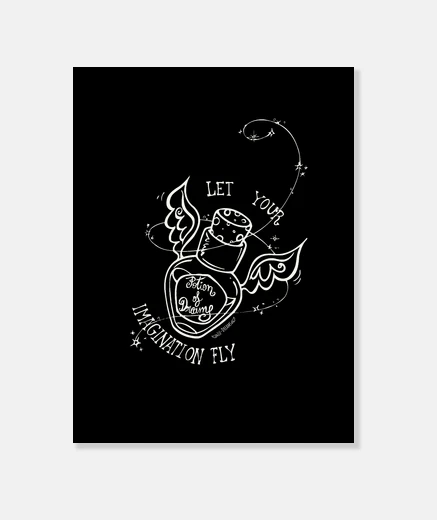 Lienzo Let you imagination fly