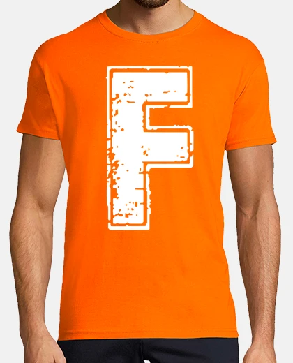 Camiseta Letra F College