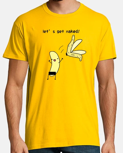 Camiseta lets get naked